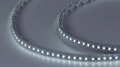 Светодиодная лента 3528, 120 LED/м, 9,6 Вт/м, 12В , IP66, Цвет: Холодный белый, SWG3120-12-9.6-W-66-M