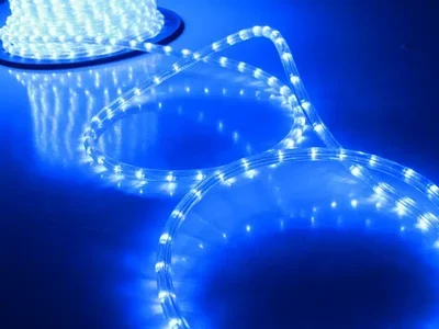 Дюралайт LED-DL-2W-240V-100M-2M-B синий,13мм, 2М