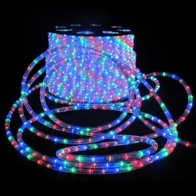 Дюралайт LED-XD-3W-100M-240V мульти(R/Y/B/G)13мм, (4м)