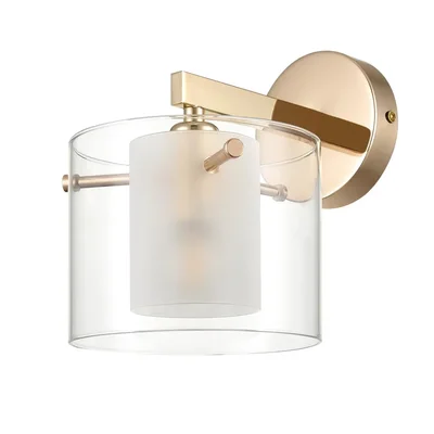 6587/1W MODERNI LN25 золото/прозрачный, металл/стекло Бра E14 1*40W 220V VERDI