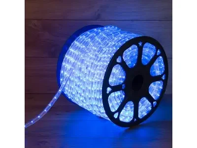 Дюралайт LED, свечение с динамикой (3W) - синий, бухта 100м