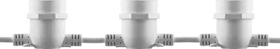 Гирлянда 230V 10 E27 белый, шаг 50cm, IP 65, 8м (3м сетевой шнур) CL50-8