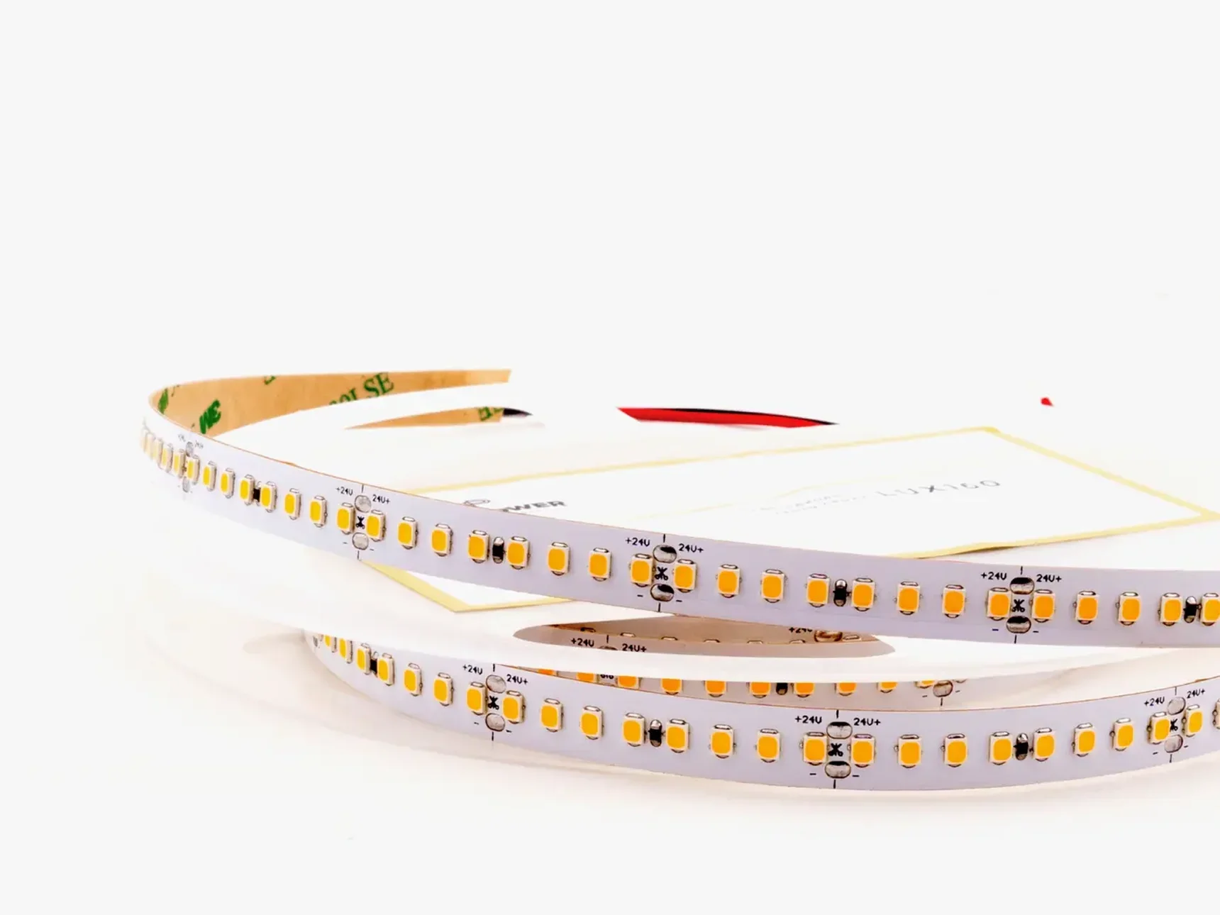Светодиодная лента 2835 176/м (16Вт/м) 24В теплая LUX160 006178