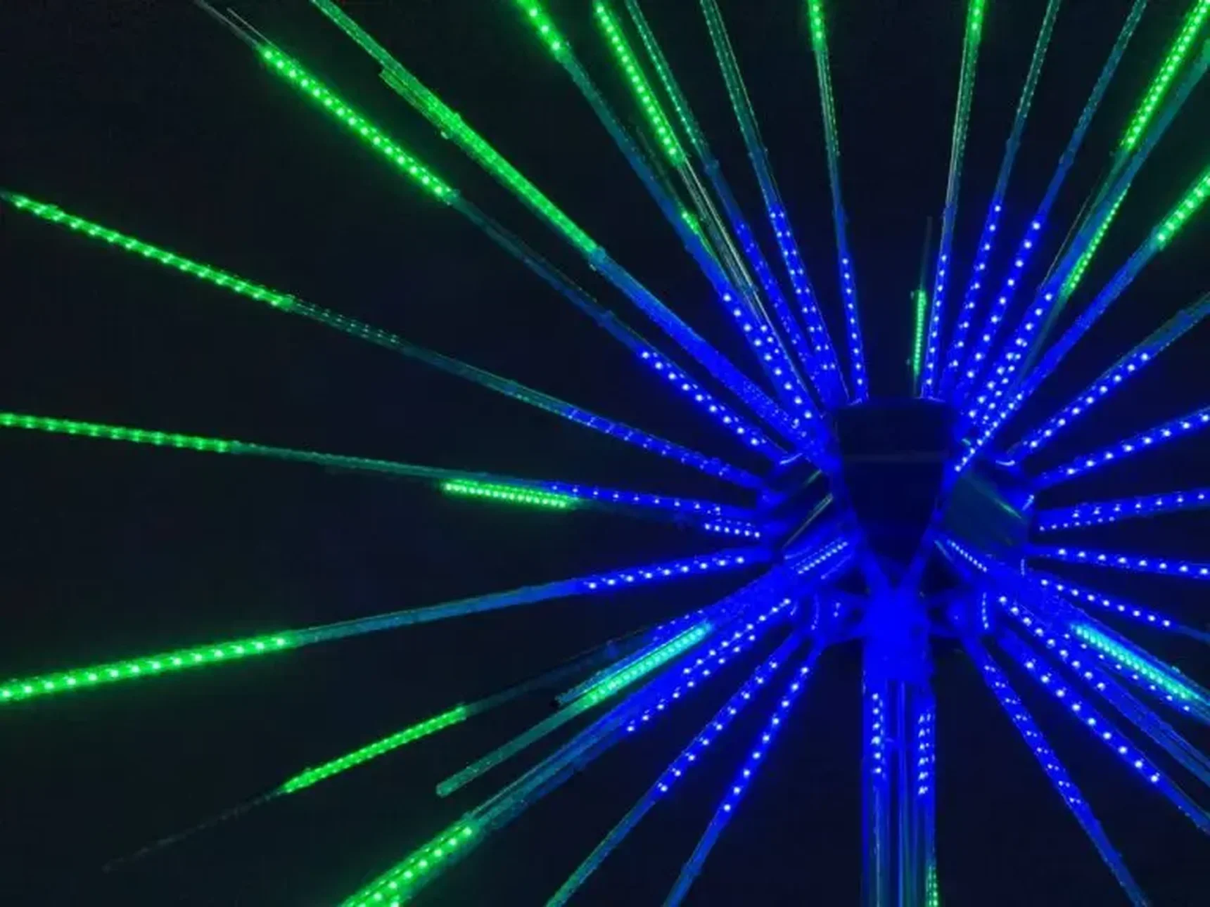 Светодиодная Фигура "Фейерверк" Ø3,4м 24В, 2592LED, IP65, FRW-340-T42