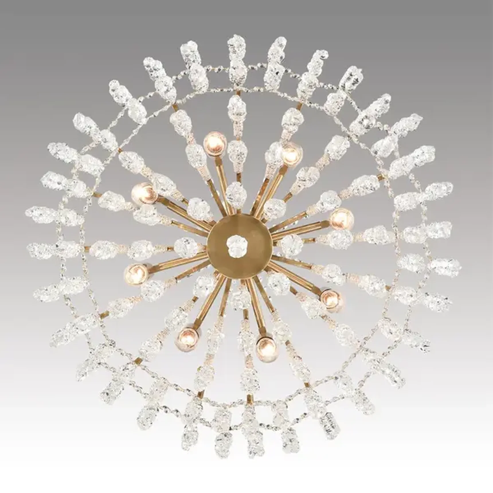 8243/8 CLASSI LN25 латунь металл/хрусталь Люстра подвесная E14 8*40W 220V KRISTINA