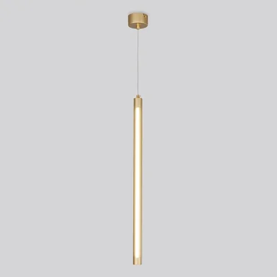 Подвесной светодиодный светильник Eurosvet Strong 50189/1 LED матовое золото