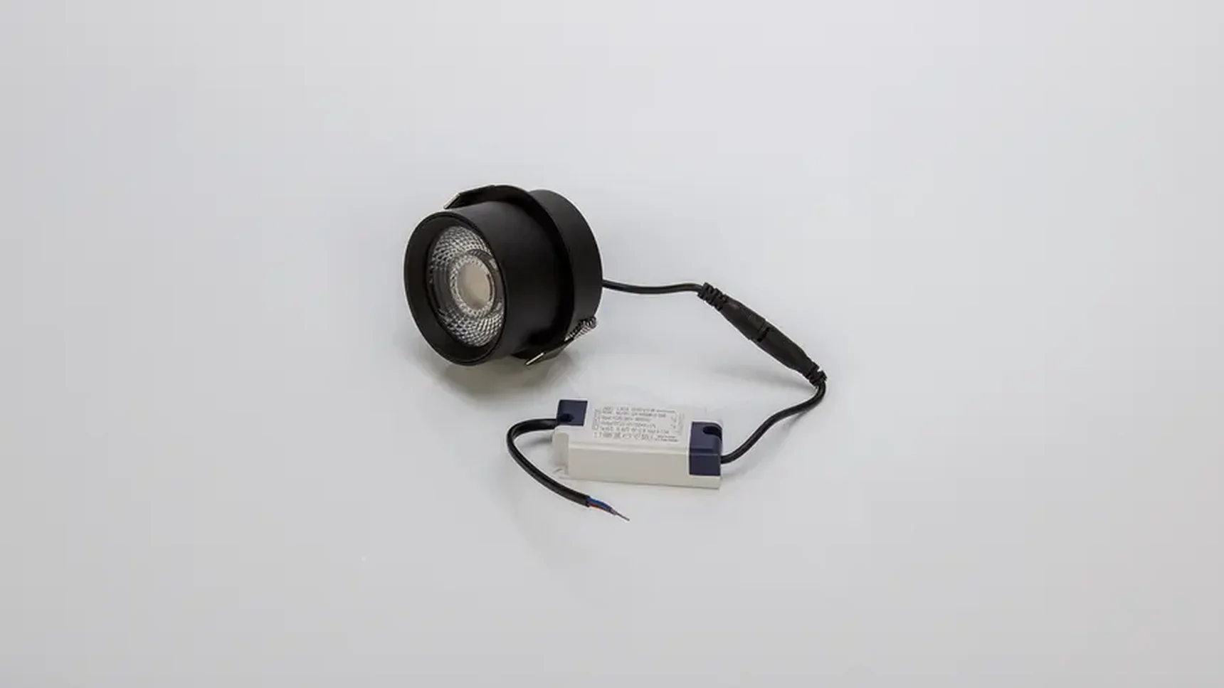 Встраиваемый светильник Rink 10W Черный 4000К , R-SRC-BL-NW