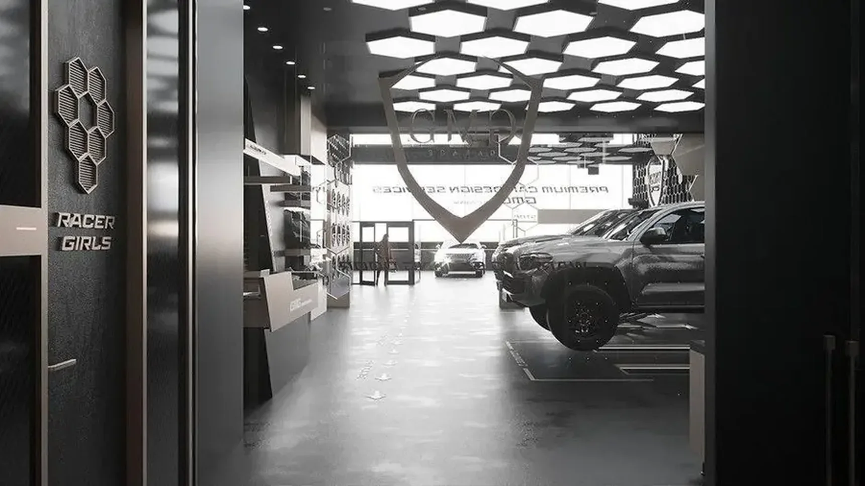 Потолочный светодиодный светильник Siled Hexago 7372398