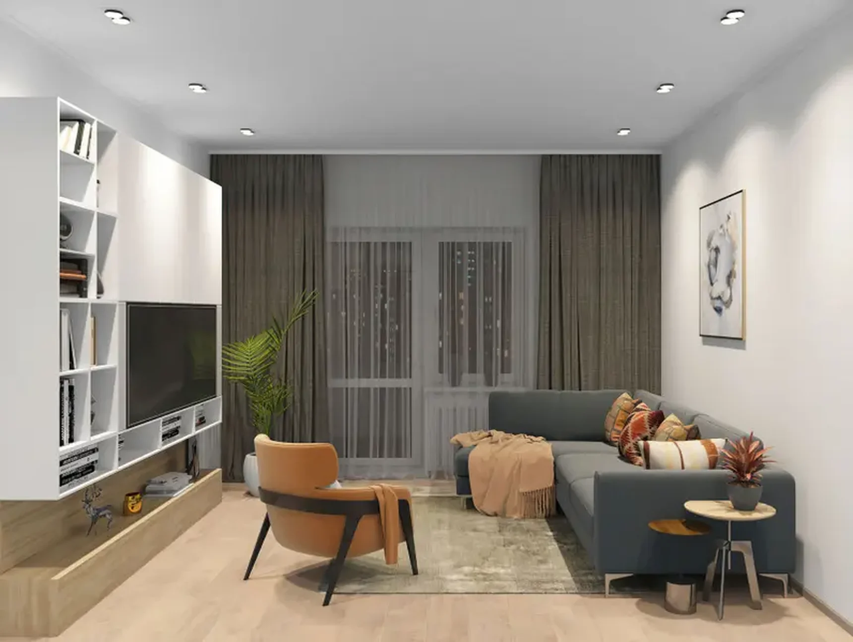 Точечный встраиваемый светильник Denkirs DK2422-BK