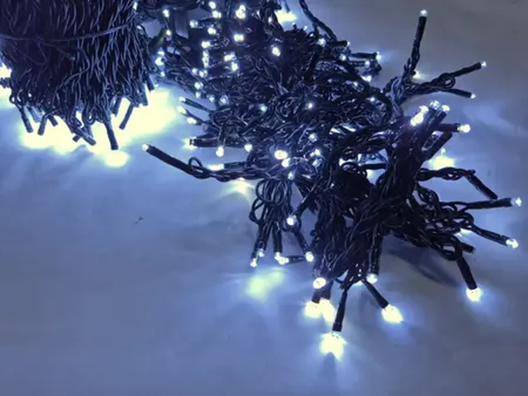 LED-PLS-200*5-20M*5-24V-W/BL-F(W) Flash LED гирлянда Спайдер 5*20м 24V, белые LED/черный провод