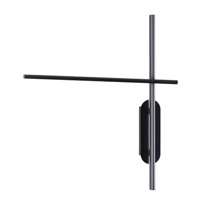 3890/20WLP L-VISION ODL20 328 черный/металл Настенный светильник LED 3000/3800/4800K (перекл. ч/з тумблер) 20W 220V RUDY