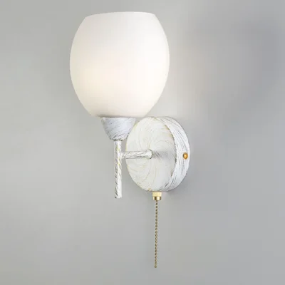 Citilux Флорида CL148310 Бра с выключателем Белое с патиной