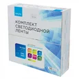 10-54 Светодиодная лента, 220В, 6Вт/м, smd2835, 60д/м, IP44, 600Лм/м, белый шнур ПВХ с прозрачным рассеивателем