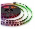 10-98 Комплект адресной светодиодной ленты 24В, 14,4Вт/м, smd5050, 60д/м, IP65, ширина подложки 10мм(черная), 5м, RGB
