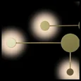 Накладной светильник Rays 10058GD
