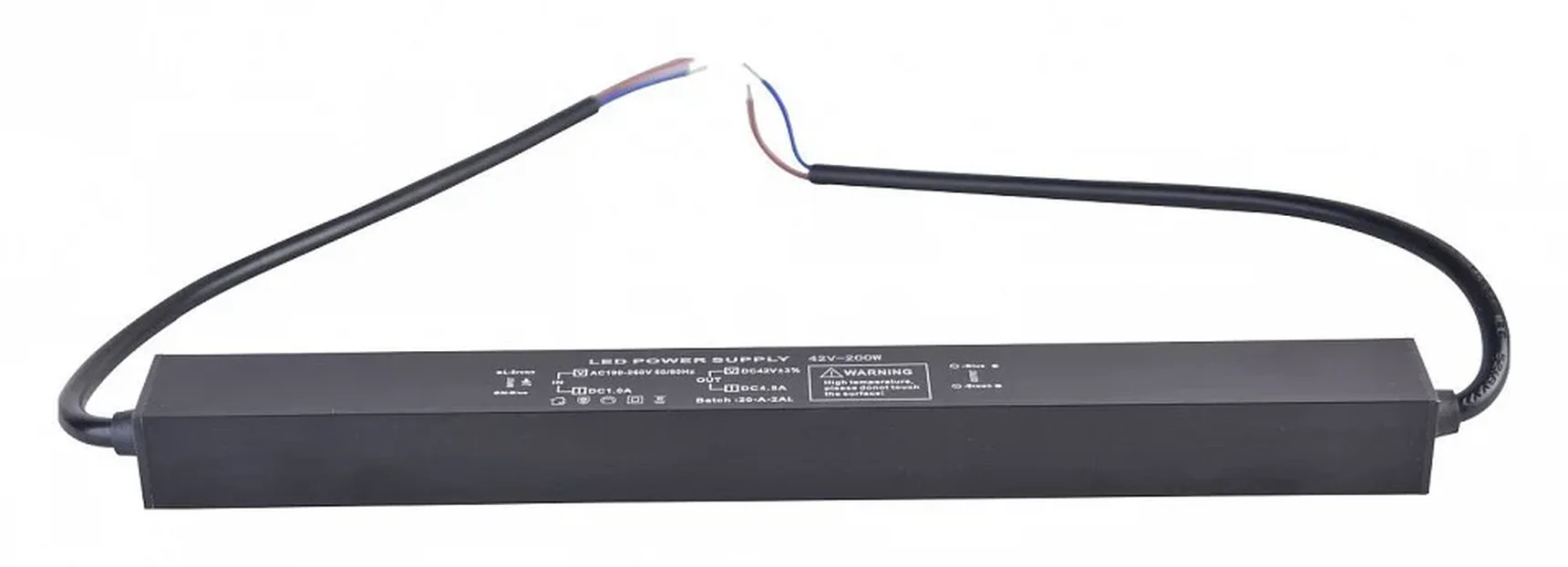 1009-DB-200, блок питания, L320xW25xH22, 200W, 42V, IP20