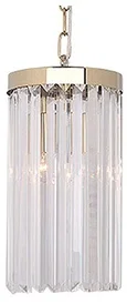 NEWPORT 10110 10111/S gold, Подвесной светильник, Gold Clear crystal D18*H32/132 cm E27 1*60W