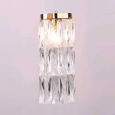 NEWPORT 10120 10121/S gold, Подвесной светильник, Polished champagne gold Clear crystal D12*H31,5 cm E27 1*60W шнур 2,5 м