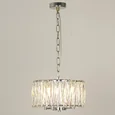 NEWPORT 10120 10124/C, Люстра, Chrome Clear crystal D30*H19/150 cm E14 4*40W