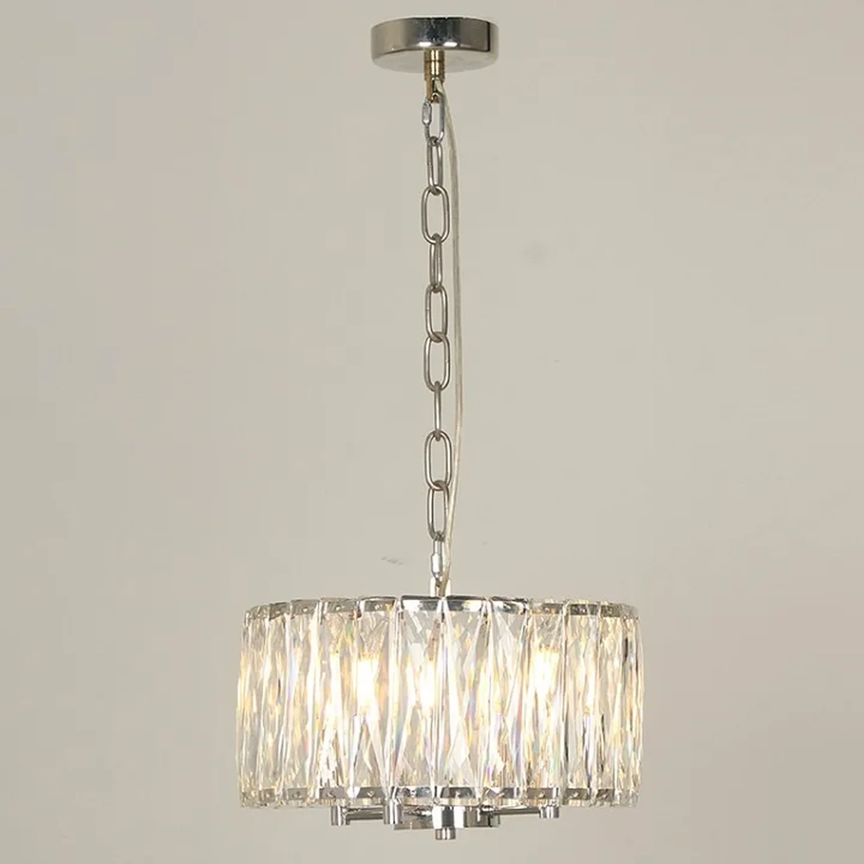 NEWPORT 10120 10124/C, Люстра, Chrome Clear crystal D30*H19/150 cm E14 4*40W