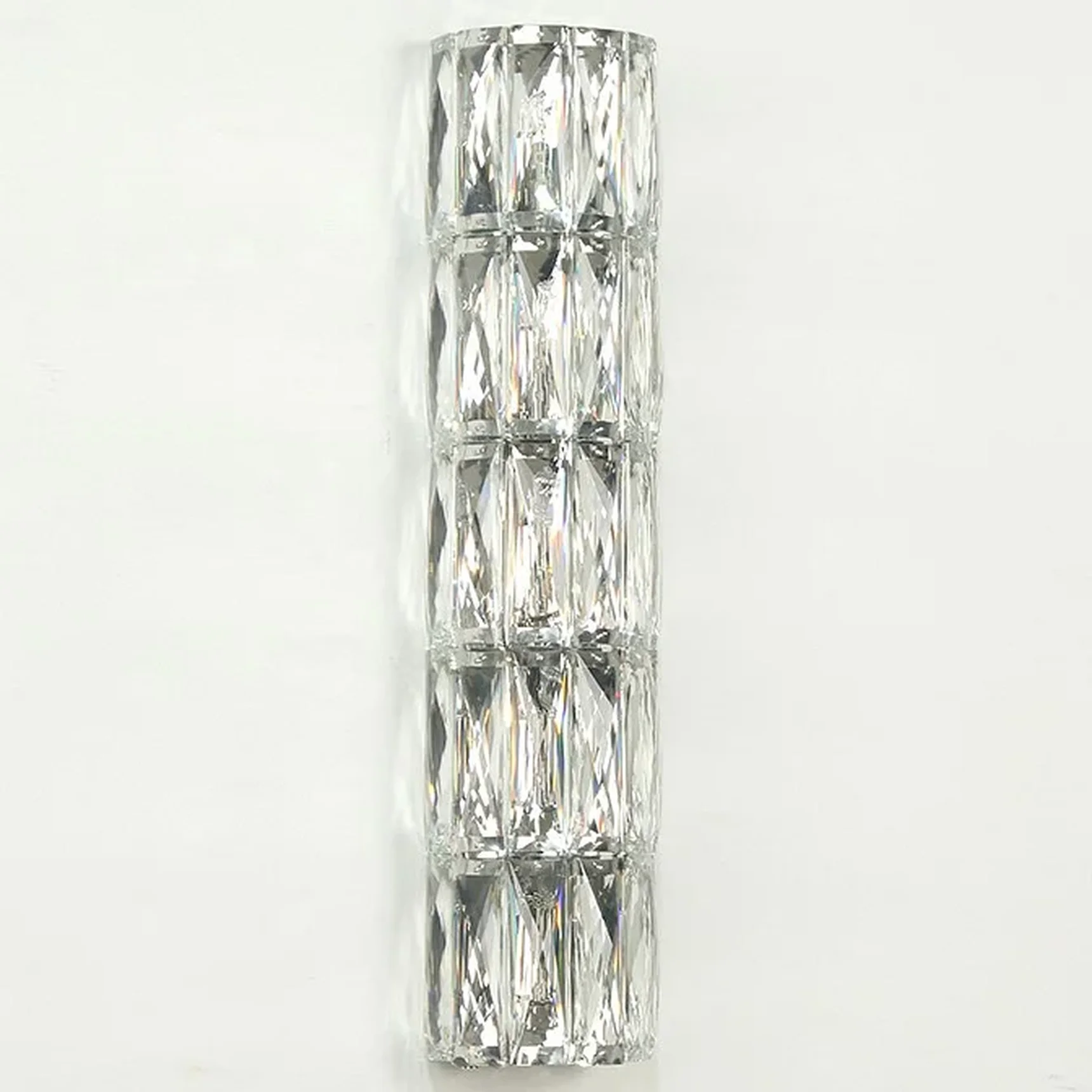 NEWPORT 10120 10125/A new , Бра, Chrome Clear crystal L13*H51*Sp9 cm G9 5*25W