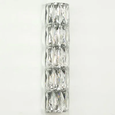 NEWPORT 10120 10125/A new , Бра, Chrome Clear crystal L13*H51*Sp9 cm G9 5*25W