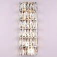 NEWPORT 10120 10126+6/A , Бра, Chrome Clear crystal L22*H51*Sp5 cm G9 12*60W
