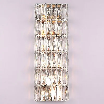 NEWPORT 10120 10126+6/A , Бра, Chrome Clear crystal L22*H51*Sp5 cm G9 12*60W