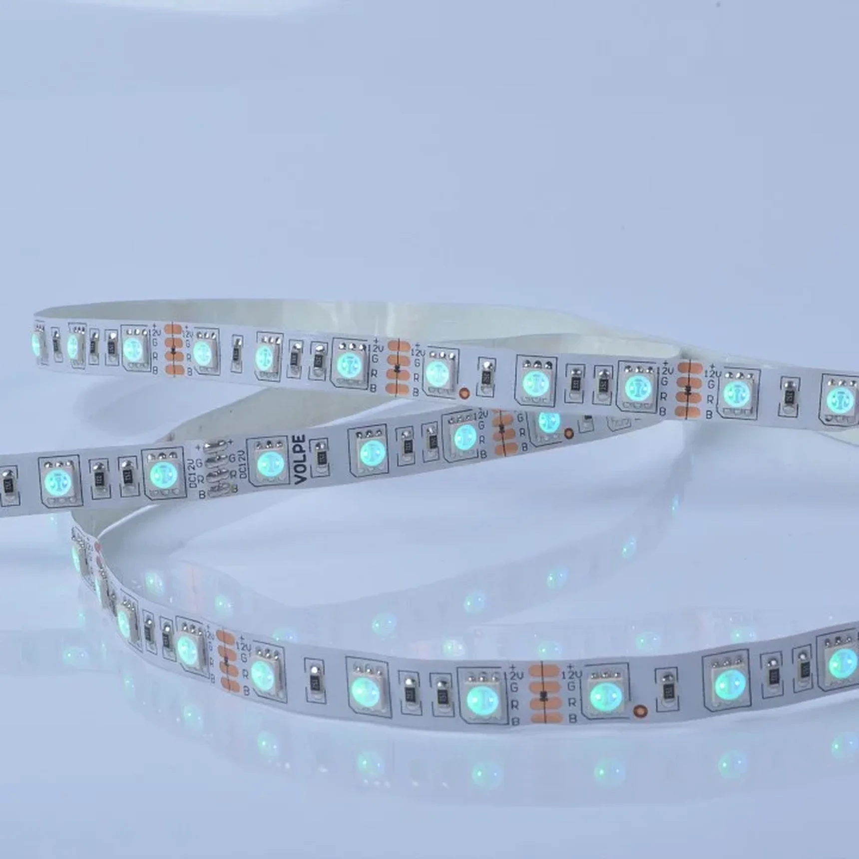 ULS-Q221 5050-60LED/m-IP20-3M-RGB RRP36C24 Комплект светодиодной ленты 3м. IP20. RGB. Адаптер 36Вт. Контроллер с пультом