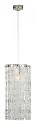 NEWPORT 10820 10821/S new nickel, Подвесной светильник, Nickel Clear crystal D18*H40/250 cm E14 1*60W