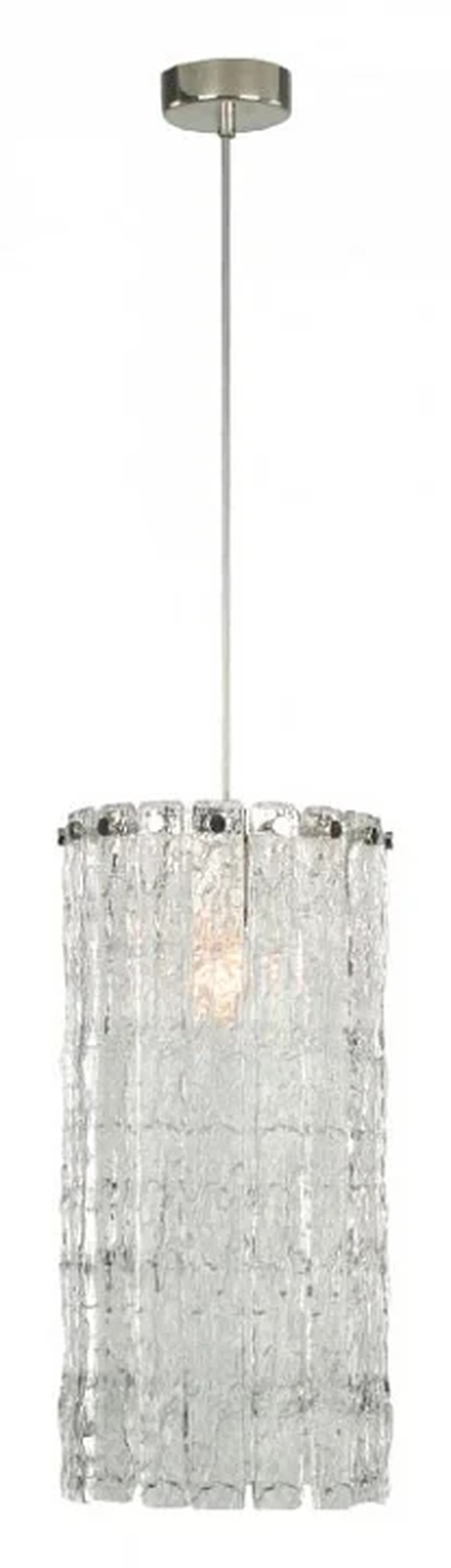 NEWPORT 10820 10821/S new nickel, Подвесной светильник, Nickel Clear crystal D18*H40/250 cm E14 1*60W