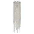 NEWPORT 10900 10902/S, Подвесной светильник, Chrome Clear crystal D15*H62 cm E14 1*60W шнур 2,5 m