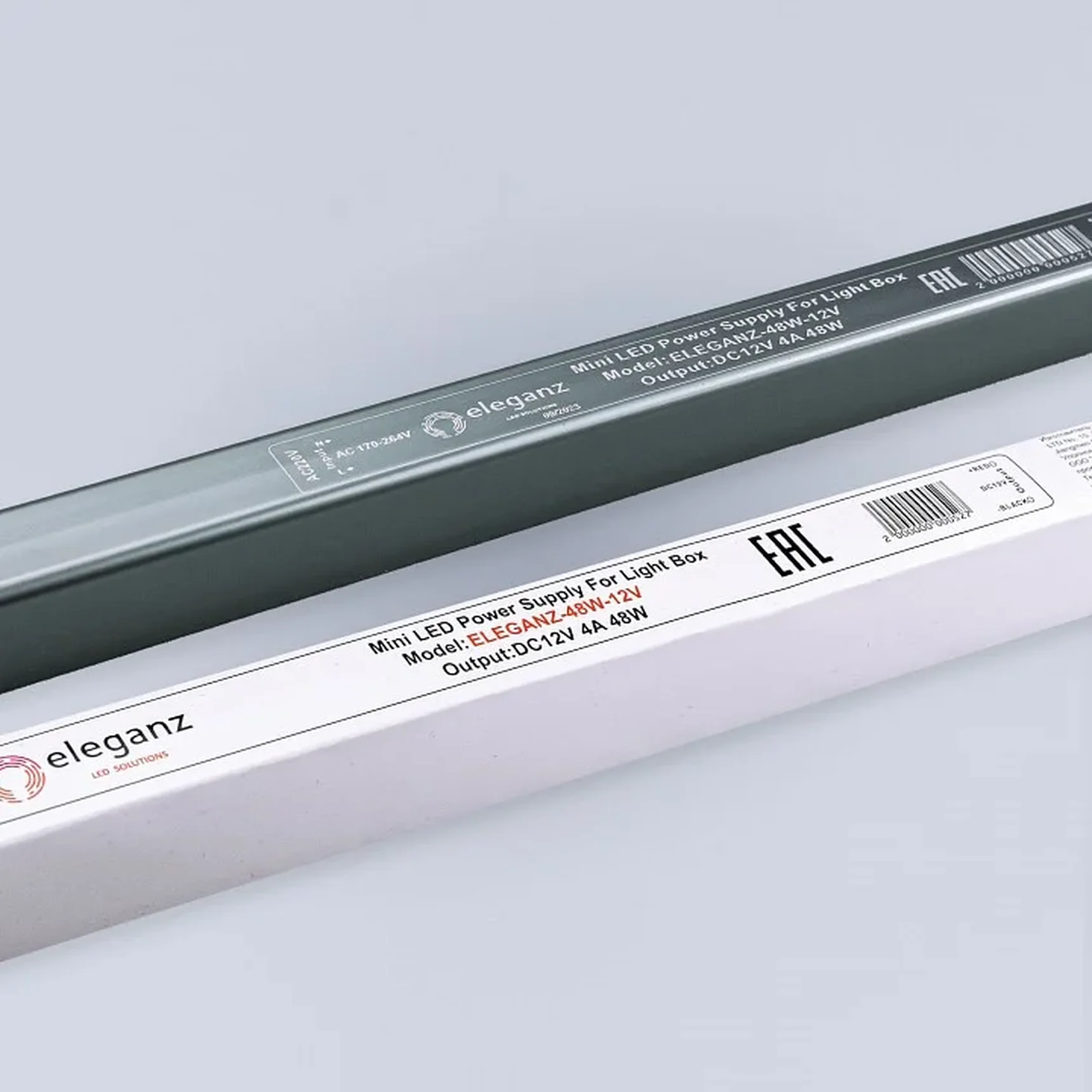 12V Блок питания 48W КАРАНДАШ негерм. узкий IP20
