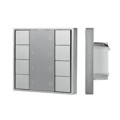 INTELLIGENT ARLIGHT Кнопочная панель DALI-201-23-4G-DIM-DT6-IN Silver (BUS, Frame) (IARL, IP20 Металл, 3 года)