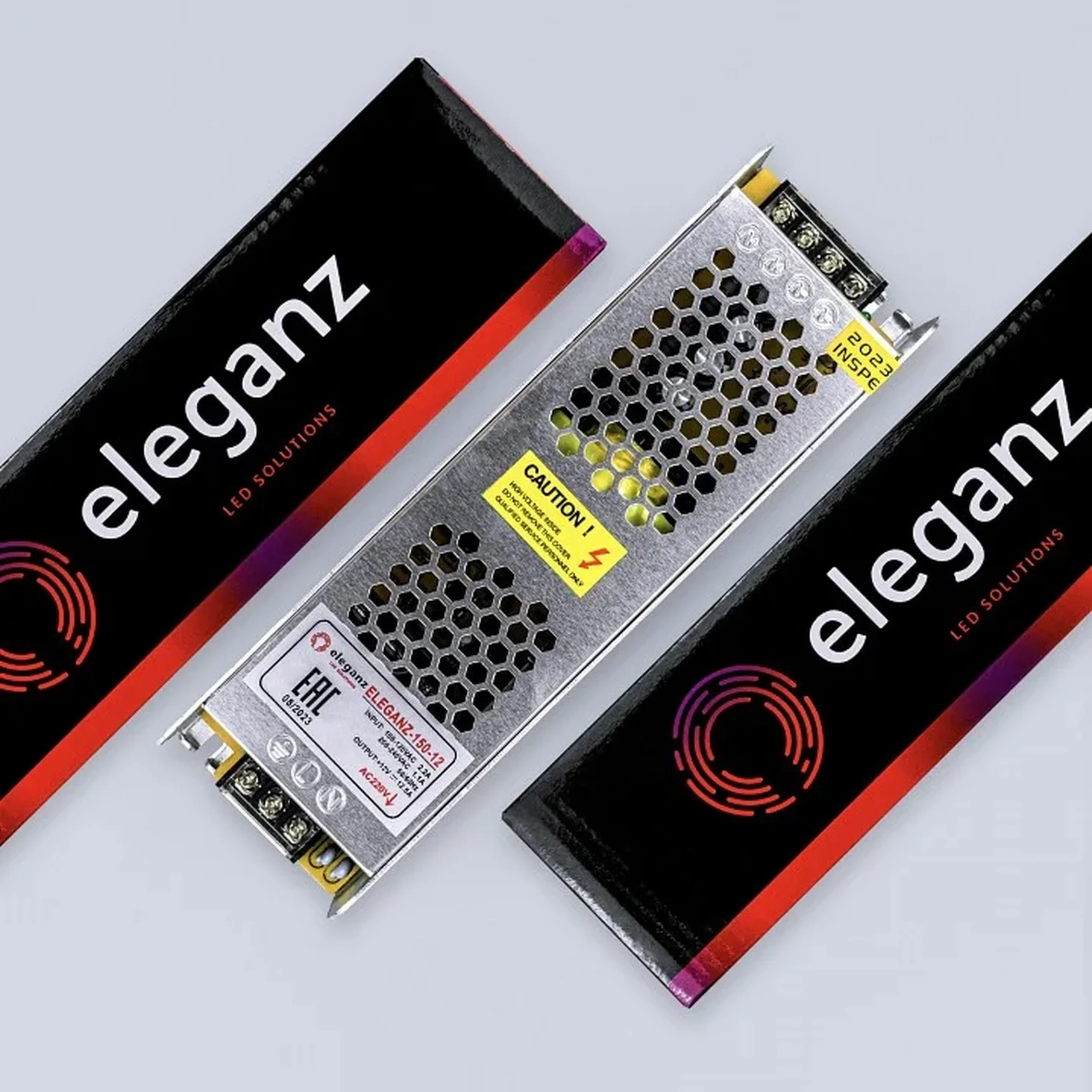 12V Блок питания 150W негерм. узкий IP20