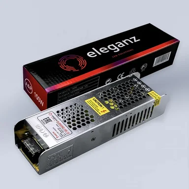 12V Блок питания 150W негерм. узкий IP20