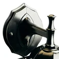 Светильник садово-парковый Feron 6102/PL6102 шестигранный на стену вниз 60W E27 230V, черный