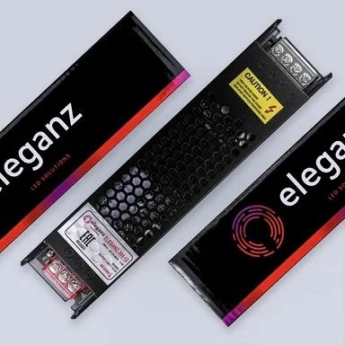 12V Блок питания 200W негерм. СВЕРХУЗКИЙ IP20