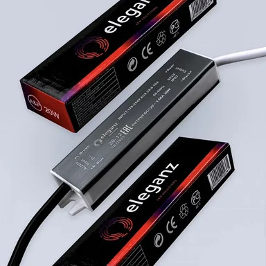 12V Блок питания 20W герм. IP67