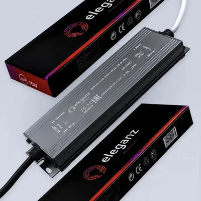 12V Блок питания 75W герм. IP67