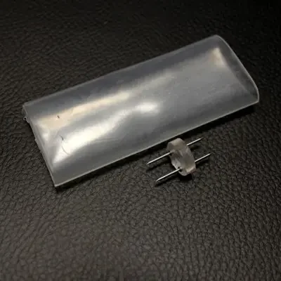 LED-DL-2W-7 невидимый коннектор для фиксинга I-прямой, D13mm с термоус. на клеевой основе