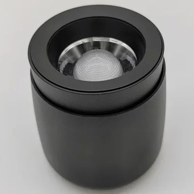 Светильник накладной iLEDEX Metrica 114-12W-D90-4K-ZOOM-BK