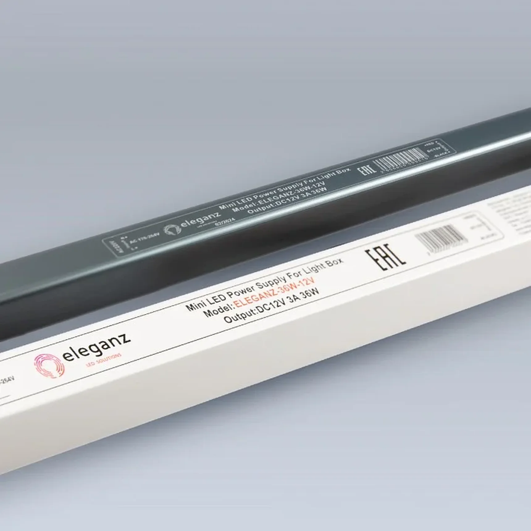 12V Блок питания 36W КАРАНДАШ негерм. узкий IP20