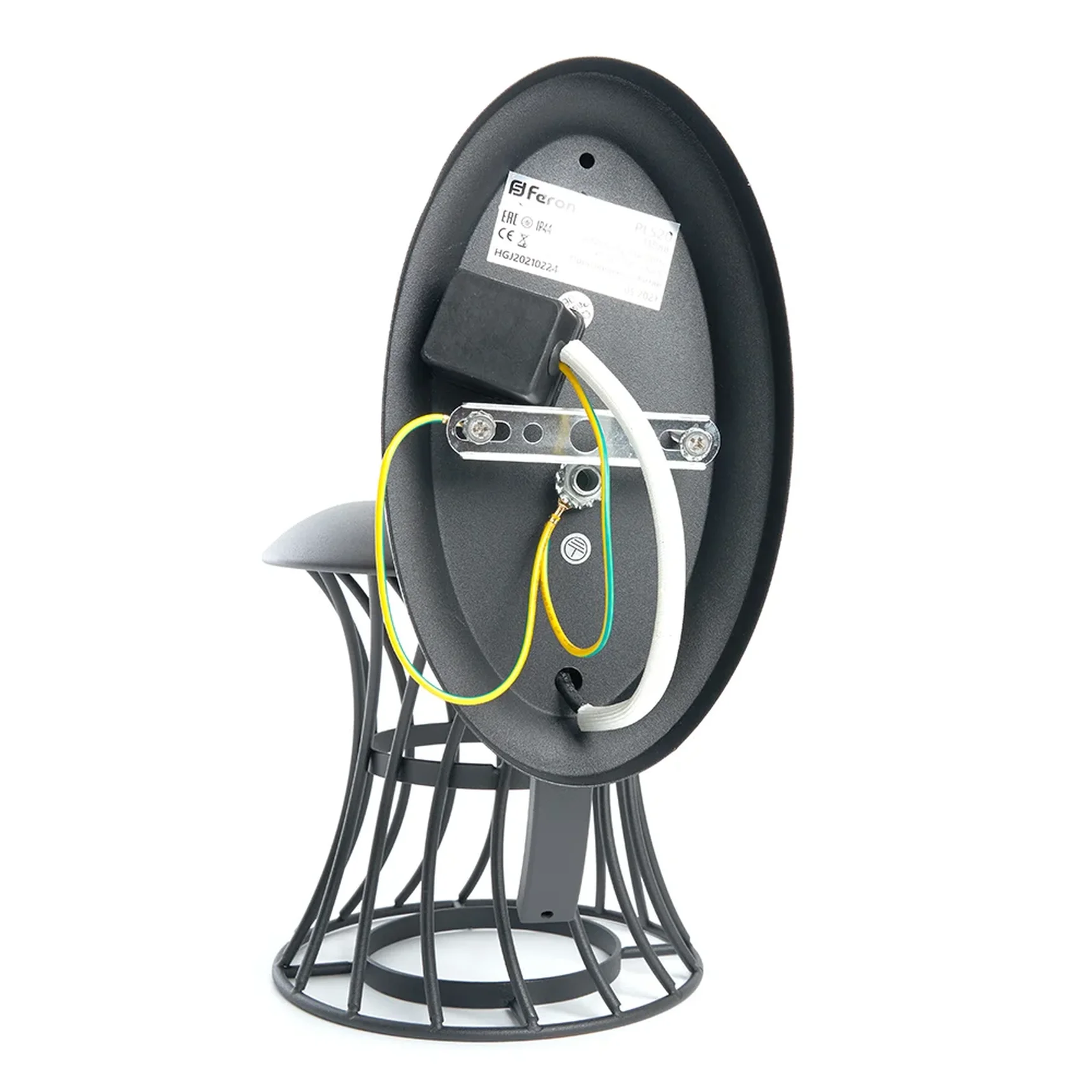 Светильник садово-парковый Feron PL520 на стену вниз 60W E27 230V, черный