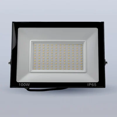 Светодиодный прожектор тонкий LUX 100W теплый 3000К 220V