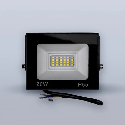 Светодиодный прожектор тонкий LUX 20W теплый 3000К 220V