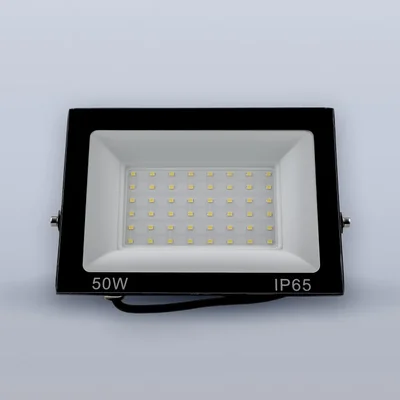 Светодиодный прожектор тонкий LUX 50W холодный 6000К 220V
