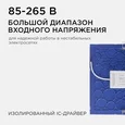 06-33 Светодиодная панель встраиваемая квадр. 220В, 24Вт, CRI:80Ra, 1920Лм, 220*220/208*208 мм, алюминиевый корпус, встроенный изолированный