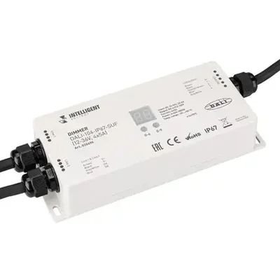 INTELLIGENT ARLIGHT Диммер DALI-104-IP67-SUF (12-36V, 4x5A) (IARL, IP67 Пластик, 3 года)