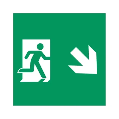 Пиктограмма EMGP-MARK-MA-RDOWN (Человек, Вниз-Вправо) (Arlight, Пластик) 059839